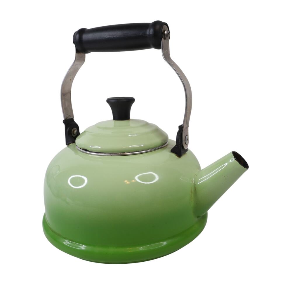 Le Creuset Kiwi Green Ombre Kettle.